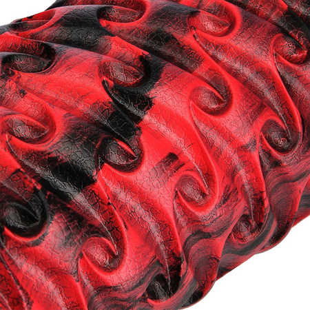 Wałek roller fitness HMS FS133 czerwono-czarny 33 cm