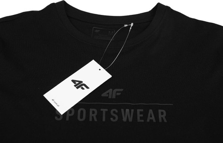 Koszulka męska 4F czarna H4Z22 TSM354 20S
