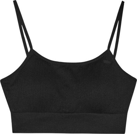 Stanik sportowy 4F F121 czarny 4FWSS24USBAF121 20S