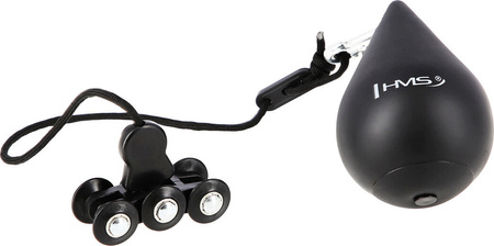 Hula hop z wypustkami i obciążnikiem HMS hhw01 czarne