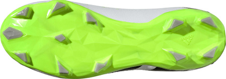 Buty piłkarskie adidas Predator Accuracy.3 L FG biało-szare GZ0014