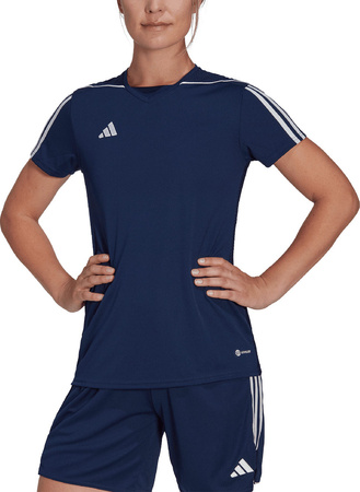 Koszulka damska adidas Tiro 23 League Jersey granatowa HR4613