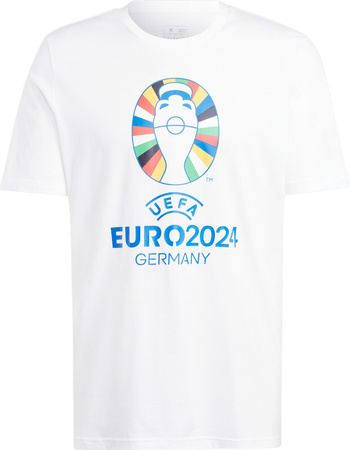 Koszulka męska adidas Euro24 biała IT9290