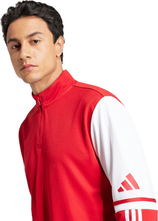 Bluza męska adidas Squadra 25 Training Top czerwono-biała JD2984