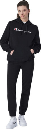 Spodnie damskie Champion Rib Cuff czarne 117550 KK001