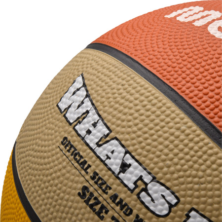 Piłka do koszykówki koszykowa Meteor What's Up pomarańczowo-beżowa 16801
