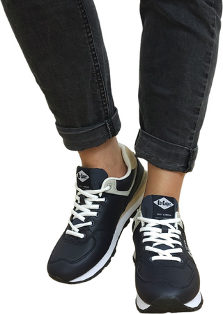 Buty męskie sportowe miejskie Lee Cooper granatowe LCJ-23-31-3075M