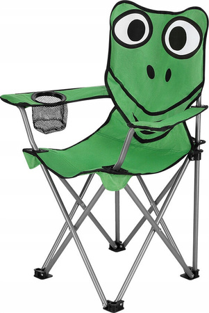 Krzesło dziecięce turystyczne składane na plaże Nils NC3007 frog