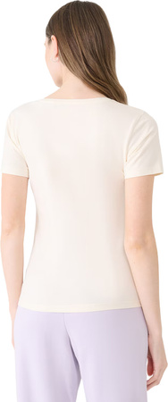 Koszulka damska 4F F1990 złamana biel 4FWSS25TTSHF1990 11S