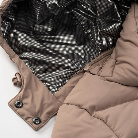 Damska kurtka puchowa z kapturem ocieplana zimowa pikowana Hi-tec Lady Varmi rozmiar XL