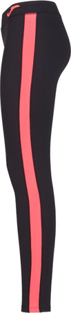 Legginsy damskie Joma Ascona Long Tight czarno-różowe 901127.119
