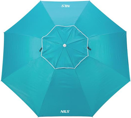 Parasol plażowy xl 220 cm Nils nc7822 turkusowy