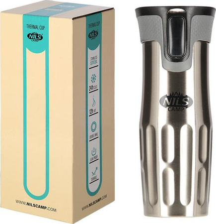 Kubek termiczny Nils Camp NCC06 srebrny