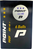 Piłeczki do ping ponga Point Prof ABS40 *** 6 szt. białe