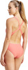 Kostium kąpielowy damski adidas 3 Bar Logo Swimsuit różowy IQ3985
