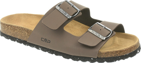 Klapki męskie CMP Eco Thalitha brązowe 3Q91017Q925