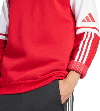 Bluza męska adidas Squadra 25 Sweat Hoody czerwona JD2973