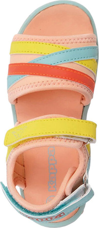 Sandały dla dzieci Kappa Kimara K morelowo-miętowe 260863K 7437