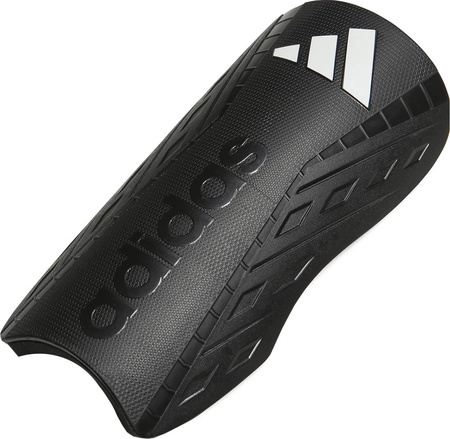 Ochraniacze piłkarskie na golenie piszczele nagolenniki Adidas Tiro Club Shin Guards czarno-białe HN5601