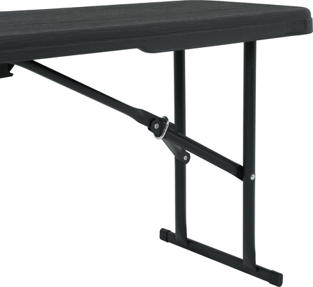 Ławka turystyczna kempingowa ogrodowa składana Nils Camp NC3404 antracyt 183x28x43cm