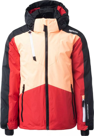 Dziecięca kurtka wodoodporna ocieplana narciarska Brugi rozmiar 140/146