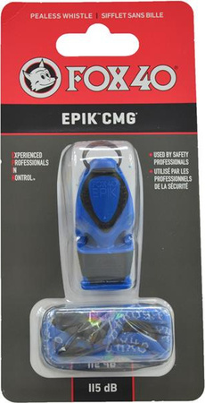 Gwizdek Fox 40 Epik CMG niebieski ze sznurkiem 8803-0508