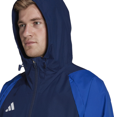 Kurtka męska adidas Tiro 23 Competition All-Weather granatowo-niebieska HK7657