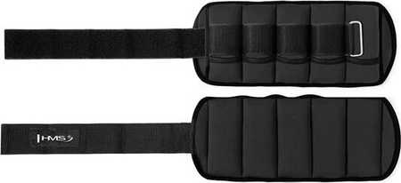 Obciążniki na kostki i nadgarstki regulowane 2 x 2.5kg HMS ONK05