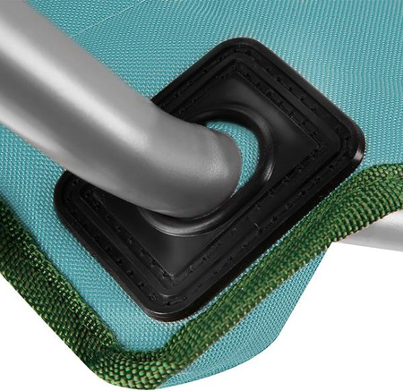 Krzesło fotel turystyczne składane Nils Camp NC3079 zielone 92x15cm