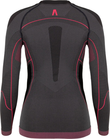 Bielizna termoaktywna dla dziewczynek Alpinus Tactical Mora Set grafitowo-różowa SI8937 - SI8939