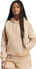 Bluza damska adidas Essentials Small Logo Feel Cozy Hoodie beżowa JV7310