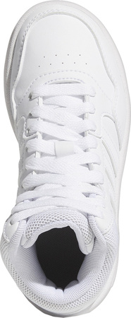 Buty dziecięce adidas Hoops Mid białe GW0401