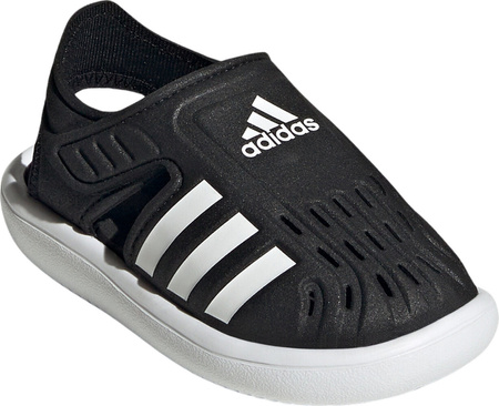 Sandały buty chodaki 3w1 dziecięce do wody adidas Closed-Toe Summer Water czarno-białe GW0391
