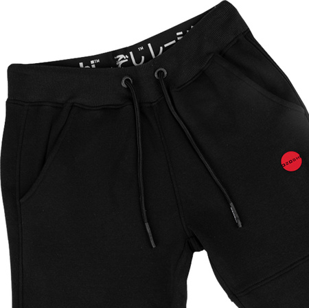 Spodnie męskie Ozoshi James czarne OZ93933