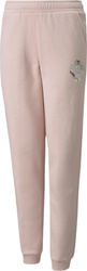 Spodnie dla dzieci Puma Alpha Sweatpants FL różowe 589235 36