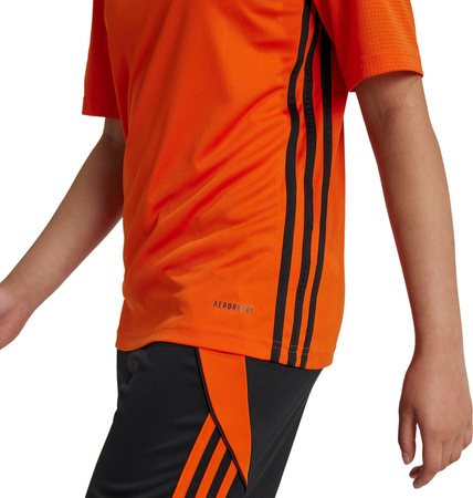 Koszulka dla dzieci adidas Tabela 23 Jersey pomarańczowo-czarna JJ1157