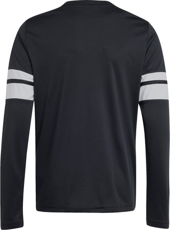 Koszulka dla dzieci adidas Squadra 25 Long Sleeve Jersey czarno-biała JJ0047