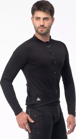 Męska bluza rowerowa kolarska koszulka z długim rękawem Fitanu Vialetta Polartec rozmiar XL