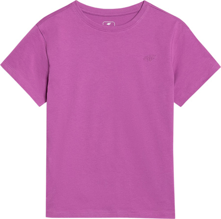 Koszulka dla dziewczynki 4F F2326 fioletowa 4FJWSS25TTSHF2326 50S