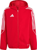 Kurtka dla dzieci adidas Tiro 23 League Windbreaker czerwona IA1624