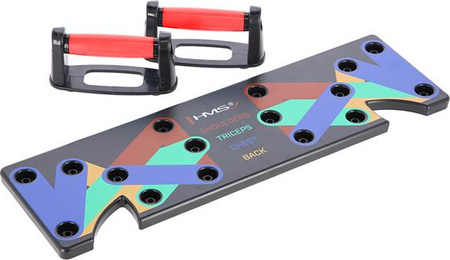 Poręcze podpórki uchwyty deska do pompek czerwone HMS pu10 wielofunkcyjna