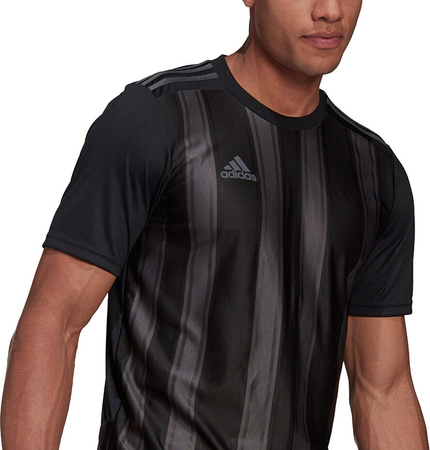 Koszulka męska adidas Striped 21 Jersey czarna GN7625