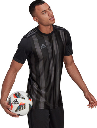 Koszulka męska adidas Striped 21 Jersey czarna GN7625