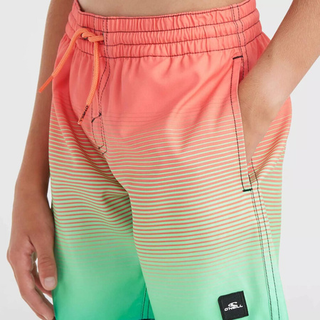 Dziecięce szorty O'neill JACK O'NEILL CALI GRADIENT 14'' SWIM SHORTS living coral simple gradient panel rozmiar 140