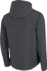 Kurtka przejściowa softshell z kapturem męska 4F membrana 5000 szara H4Z22 SFM001 22S