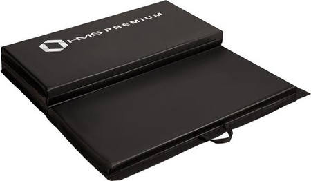 Materac gimnastyczny składany Hms Premium MGS01 2400x1200 mm czarny