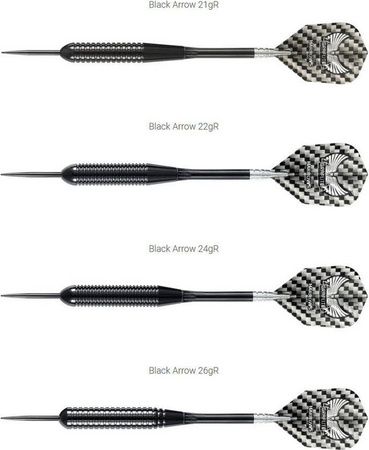 Rzutki Harrows BLACK ARROW Steeltip