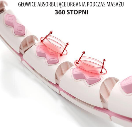 Zestaw hula hop z piłką grawitacyjną i licznikiem HMS hhw06 pas wyszczuplający br163