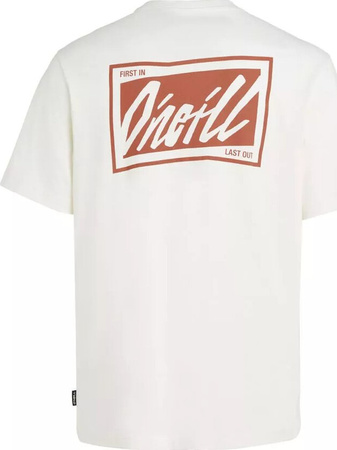 Męska koszulka z krótkim rękawem O'neill O'NEILL BEACH GRAPHIC T-SHIRT snow white rozmiar L