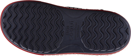 Sandały dla dzieci Coqui Yogi granatowo-czerwone 8862-407-2109